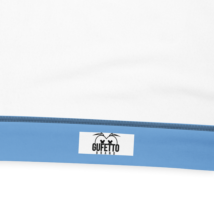 Felpa con cappuccio Uomo/Donna BIANCO AZZURROLO - Gufetto Brand 