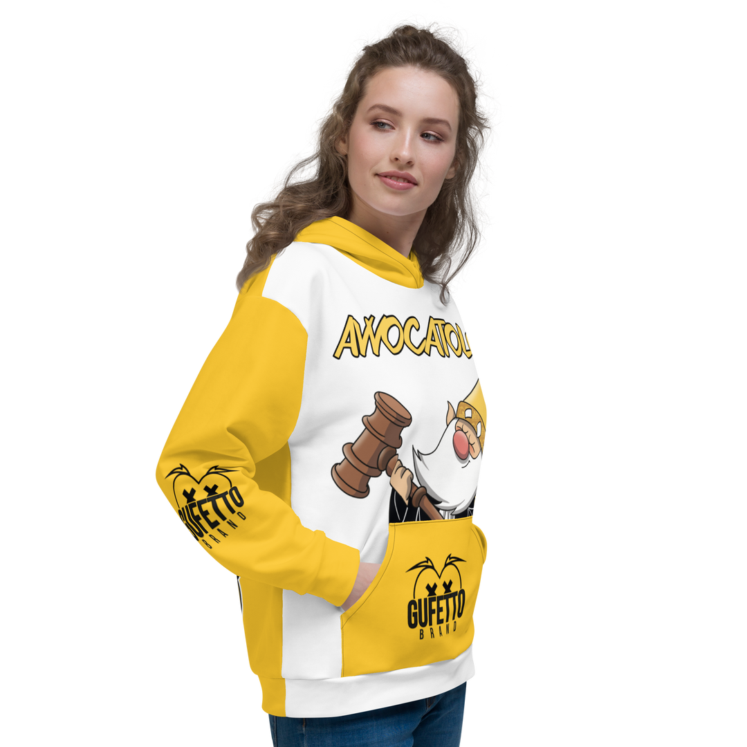 Felpa con cappuccio AVVOCATOLO - Gufetto Brand 