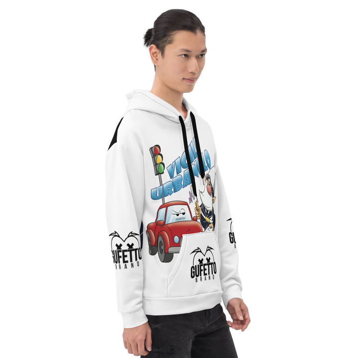 Felpa con cappuccio Uomo/Donna VIGILEURBANOLO - Gufetto Brand 