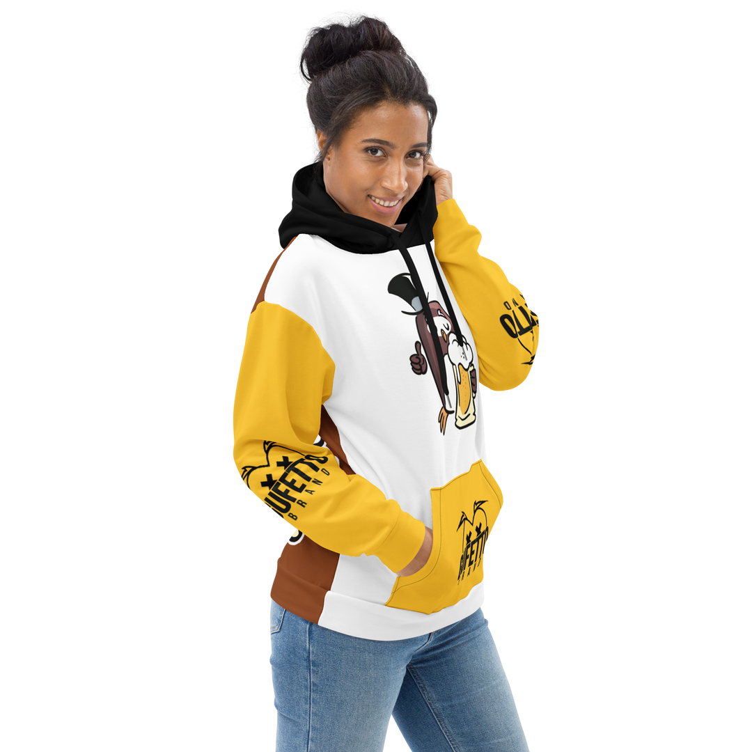 Felpa con cappuccio GUFETTO BIRRA - Gufetto Brand 