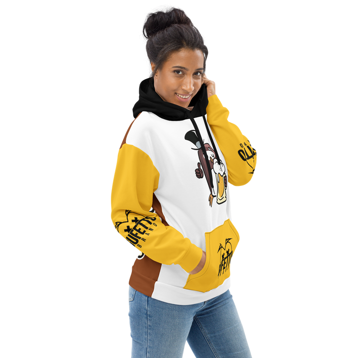 Felpa con cappuccio GUFETTO BIRRA - Gufetto Brand 