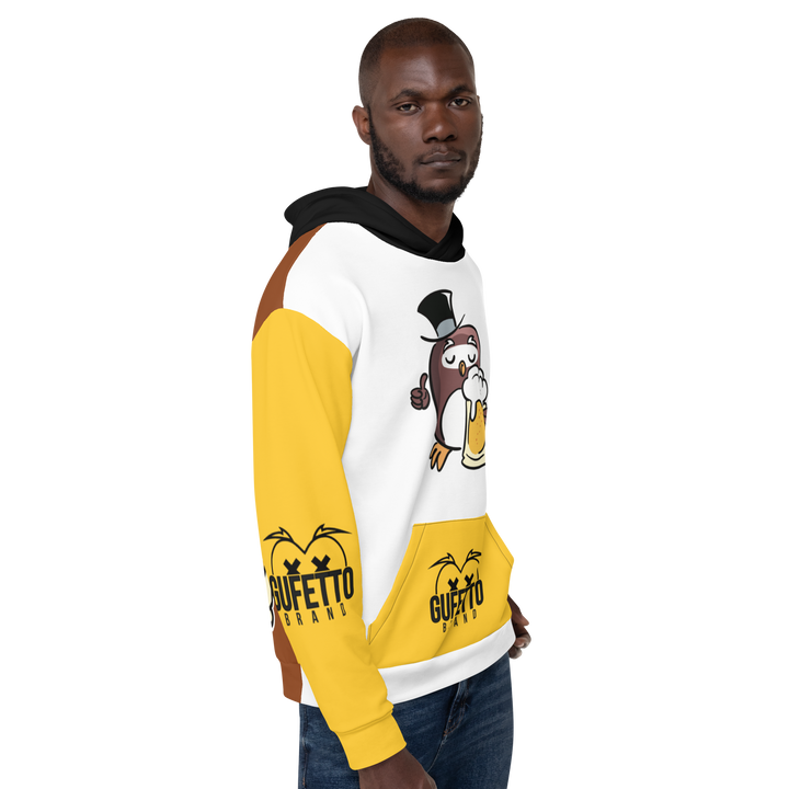 Felpa con cappuccio GUFETTO BIRRA - Gufetto Brand 