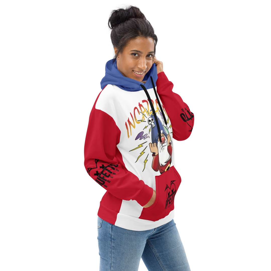 Felpa con cappuccio Uomo/Donna INCAZZATOLO - Gufetto Brand 