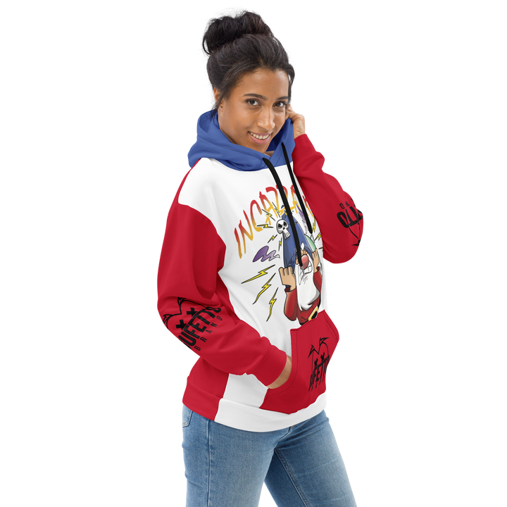 Felpa con cappuccio Uomo/Donna INCAZZATOLO - Gufetto Brand 