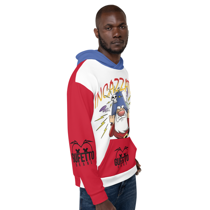Felpa con cappuccio Uomo/Donna INCAZZATOLO - Gufetto Brand 