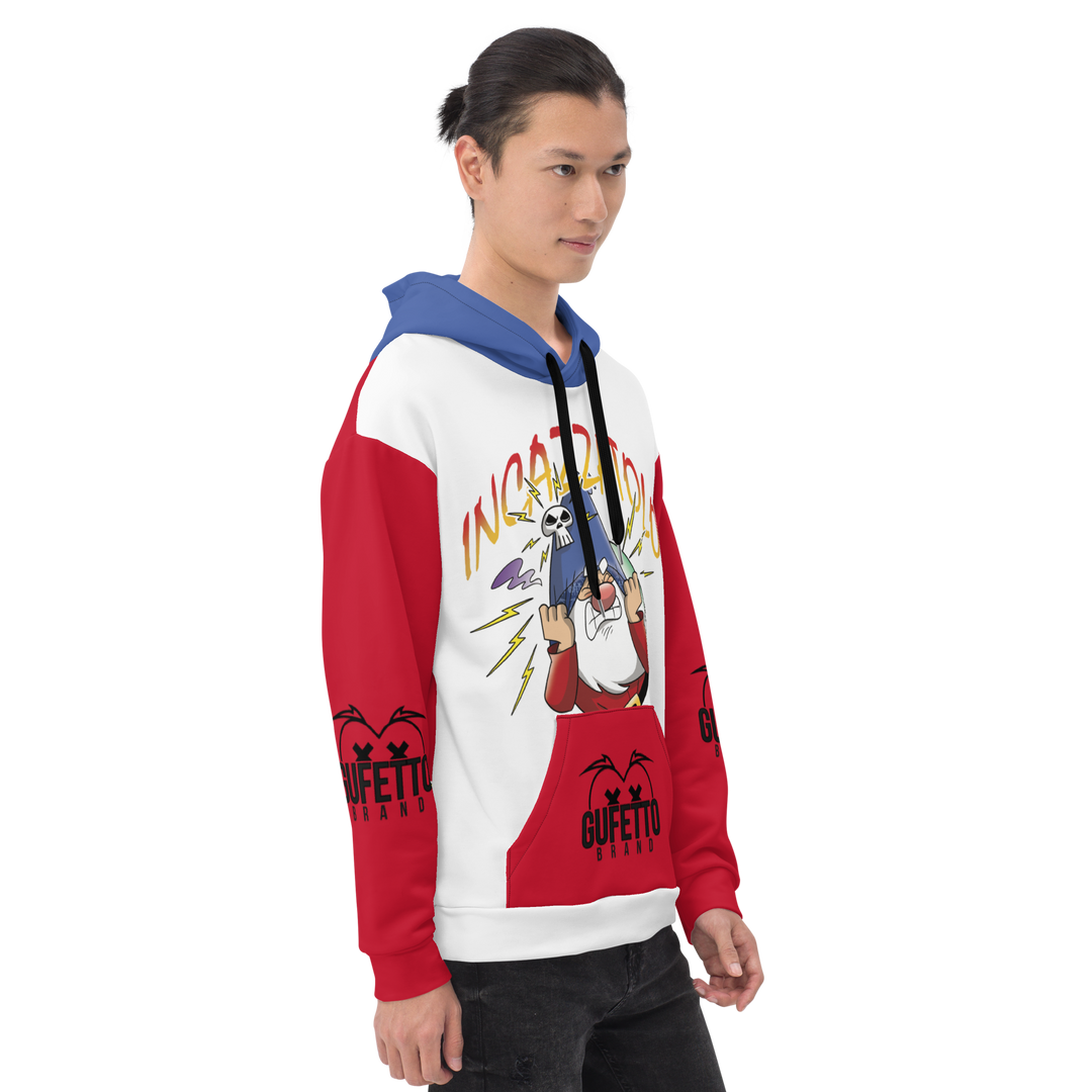 Felpa con cappuccio Uomo/Donna INCAZZATOLO - Gufetto Brand 
