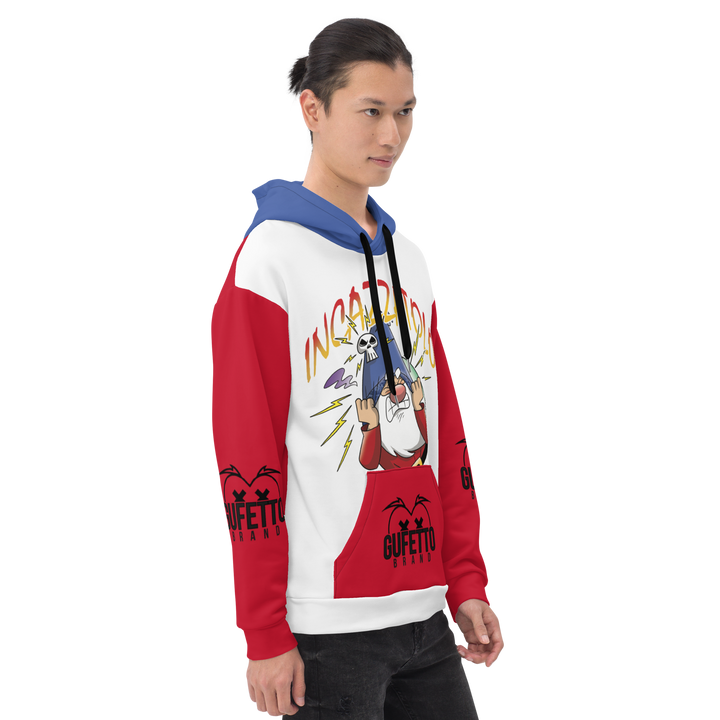 Felpa con cappuccio Uomo/Donna INCAZZATOLO - Gufetto Brand 