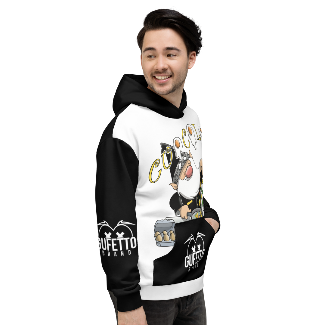 Felpa con cappuccio Uomo/Donna CUOCOLO - Gufetto Brand 