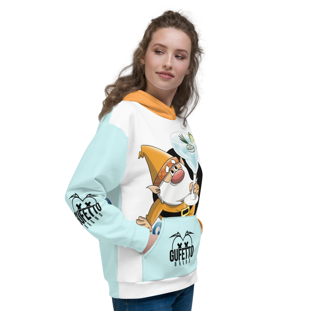 Felpa con cappuccio Uomo/Donna GINTONICOLO - Gufetto Brand 
