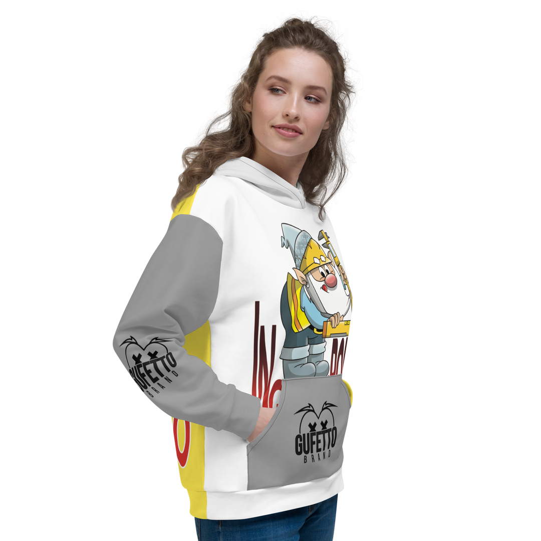 Felpa con cappuccio Uomo/Donna INGEGNEROLO - Gufetto Brand 