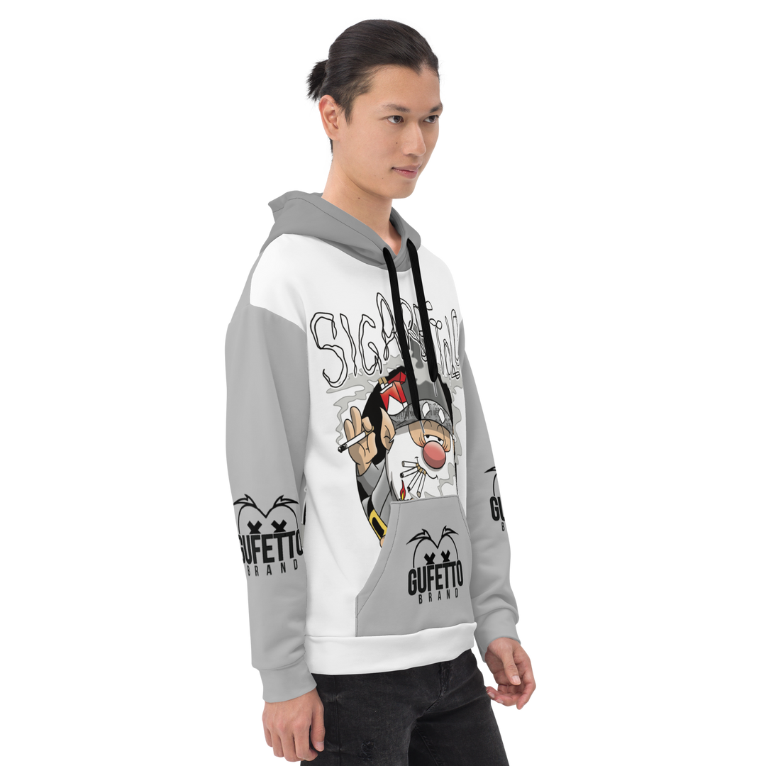 Felpa con cappuccio Uomo/Donna SIGARETTOLO - Gufetto Brand 