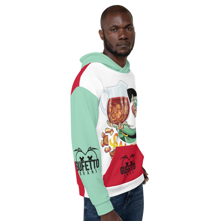 Felpa con cappuccio Uomo/Donna SANGRIOLO - Gufetto Brand 