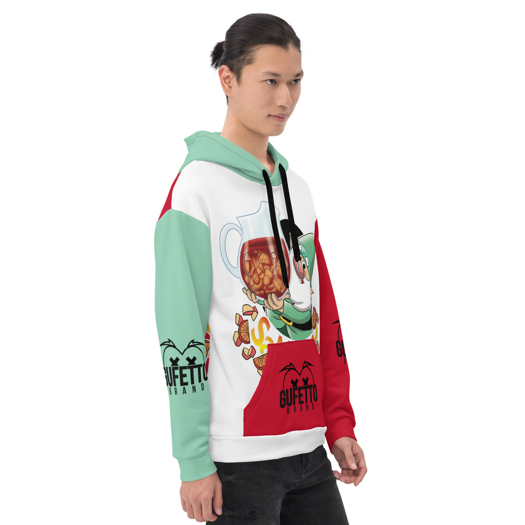 Felpa con cappuccio Uomo/Donna SANGRIOLO - Gufetto Brand 