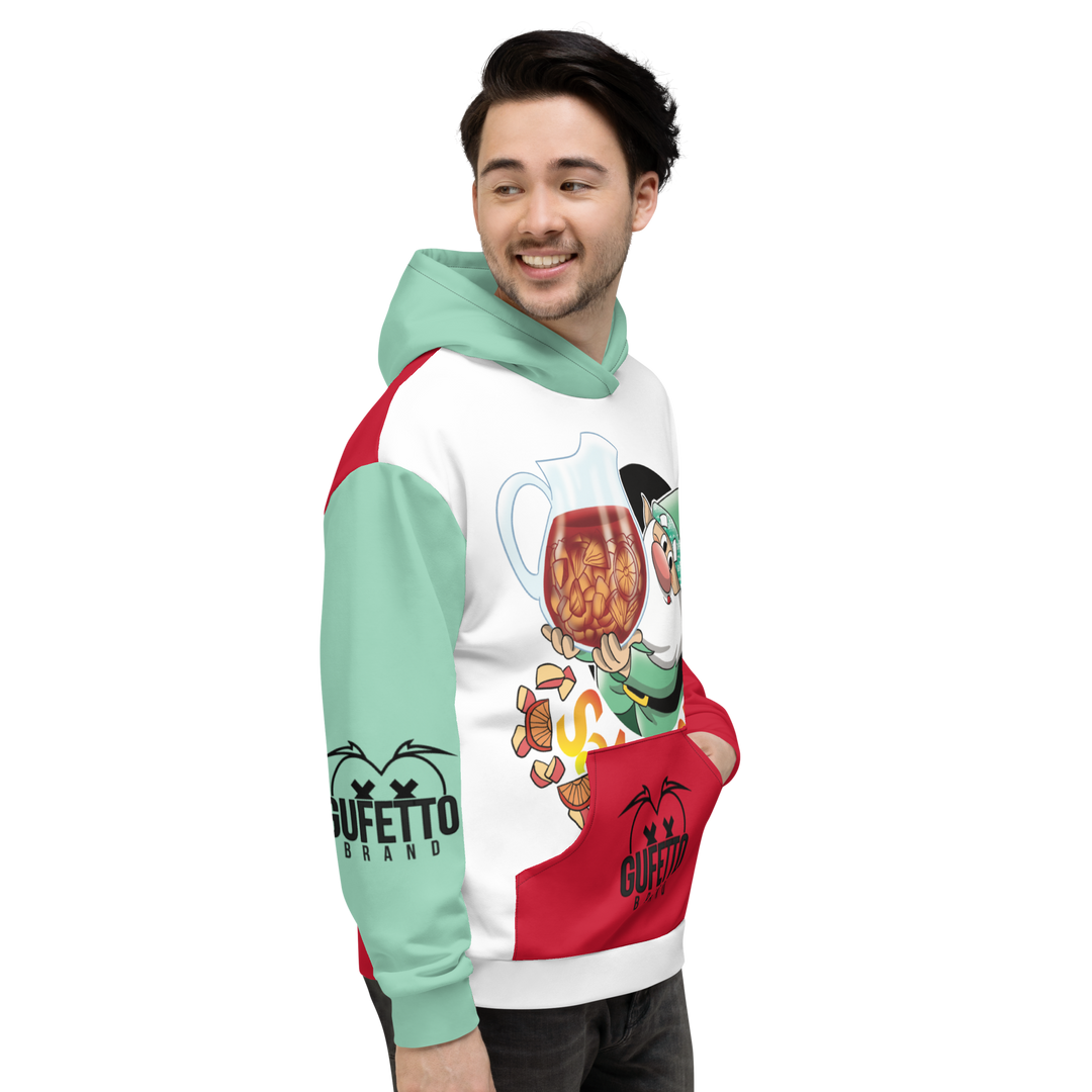 Felpa con cappuccio Uomo/Donna SANGRIOLO - Gufetto Brand 