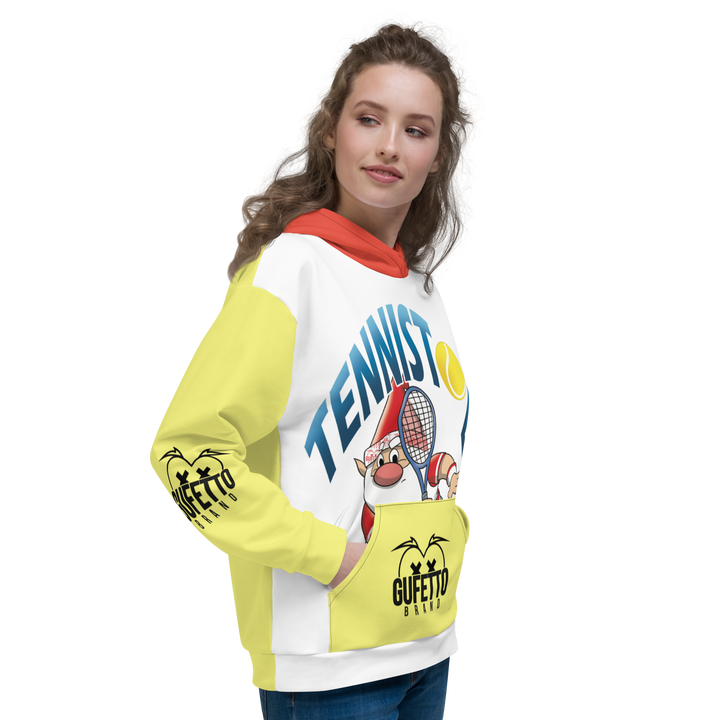 Felpa con cappuccio Uomo/Donna Tennistolo - Gufetto Brand 