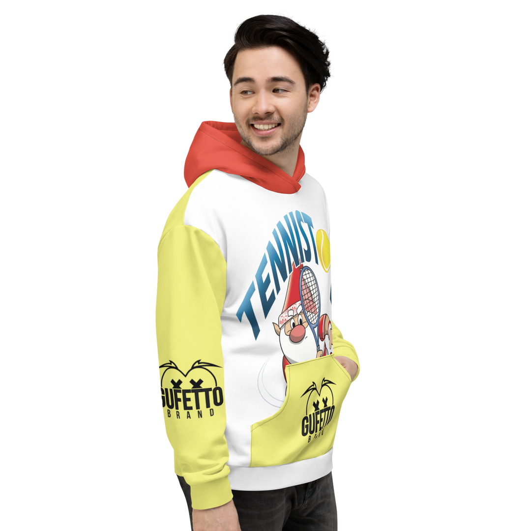 Felpa con cappuccio Uomo/Donna Tennistolo - Gufetto Brand 
