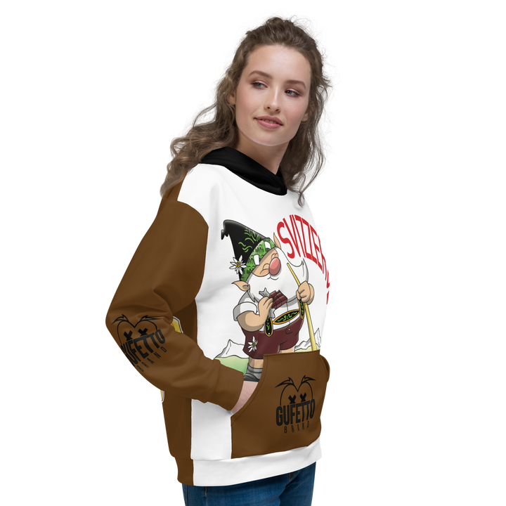 Felpa con cappuccio Uomo/Donna SVIZZEROLO - Gufetto Brand 