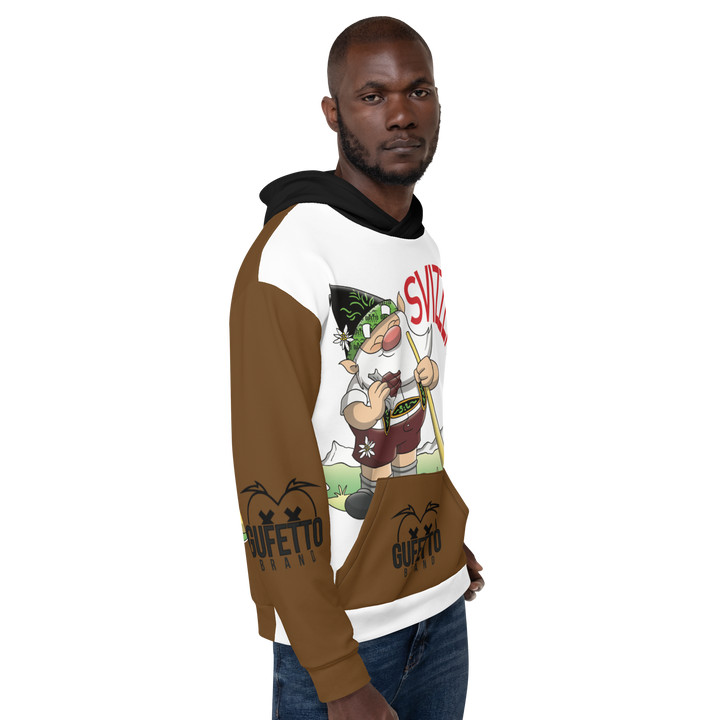 Felpa con cappuccio Uomo/Donna SVIZZEROLO - Gufetto Brand 