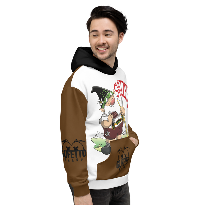 Felpa con cappuccio Uomo/Donna SVIZZEROLO - Gufetto Brand 