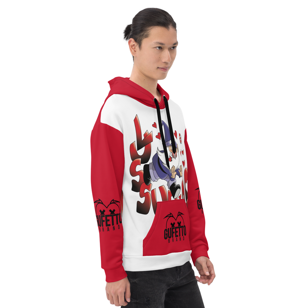 Felpa con cappuccio Uomo/Donna LUSSURIOLO - Gufetto Brand 