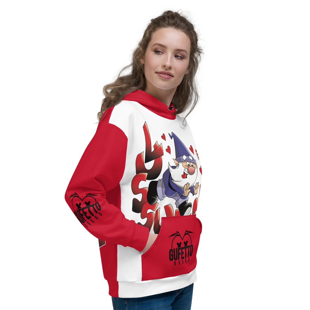 Felpa con cappuccio Uomo/Donna LUSSURIOLO - Gufetto Brand 