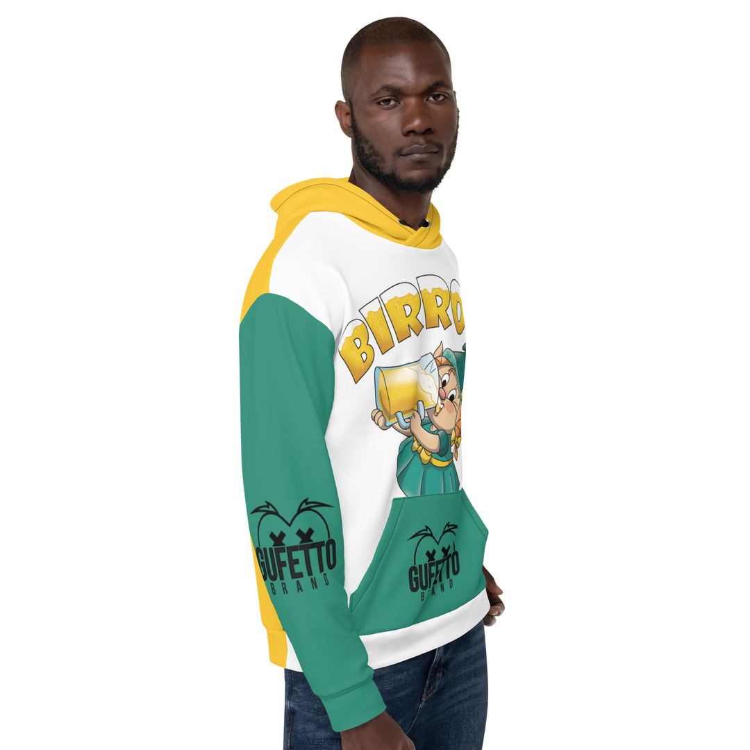 Felpa con cappuccio Uomo/Donna BIRROLA - Gufetto Brand 