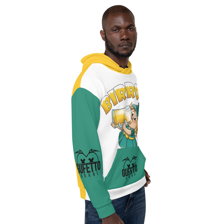 Felpa con cappuccio Uomo/Donna BIRROLA - Gufetto Brand 