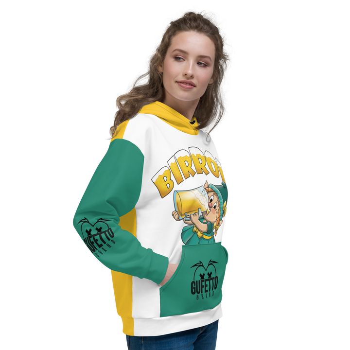 Felpa con cappuccio Uomo/Donna BIRROLA - Gufetto Brand 