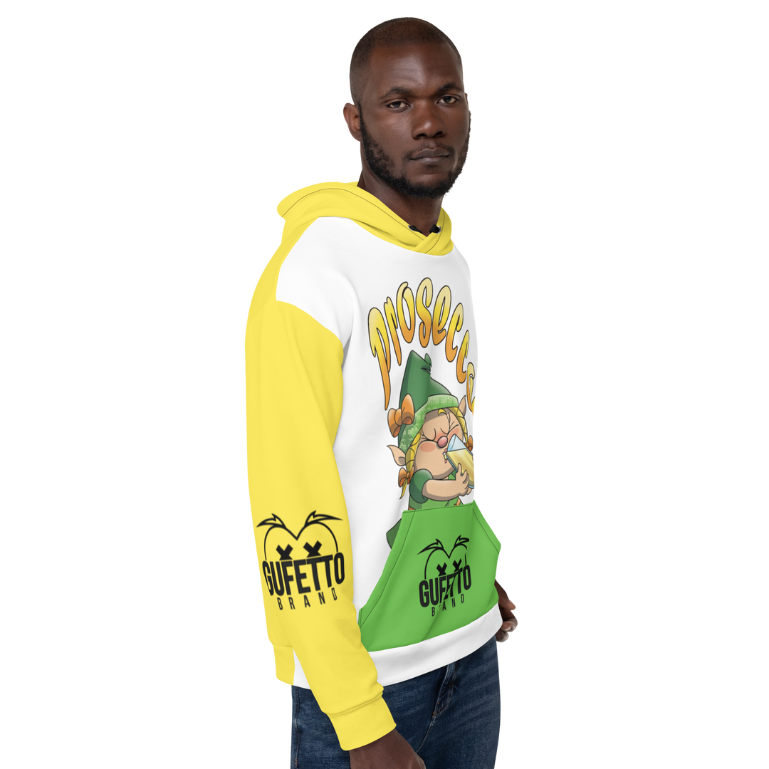 Felpa con cappuccio Uomo/Donna PROSECCOLA - Gufetto Brand 