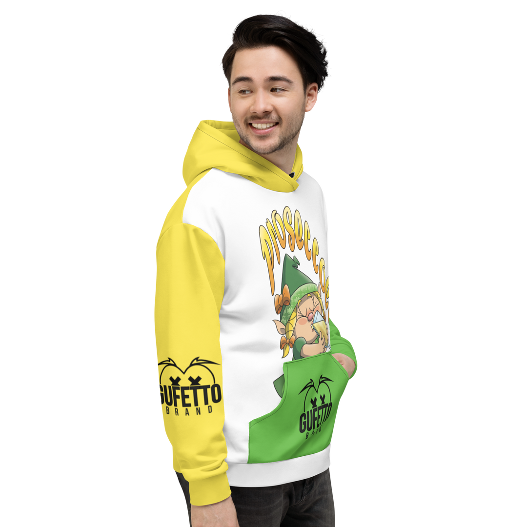 Felpa con cappuccio Uomo/Donna PROSECCOLA - Gufetto Brand 