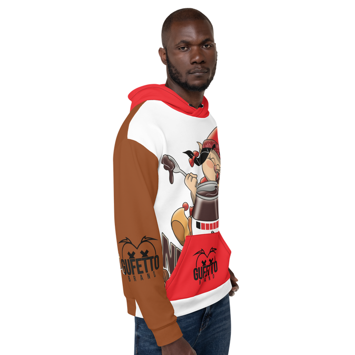 Felpa con cappuccio Uomo/Donna NUTELLOLA - Gufetto Brand 