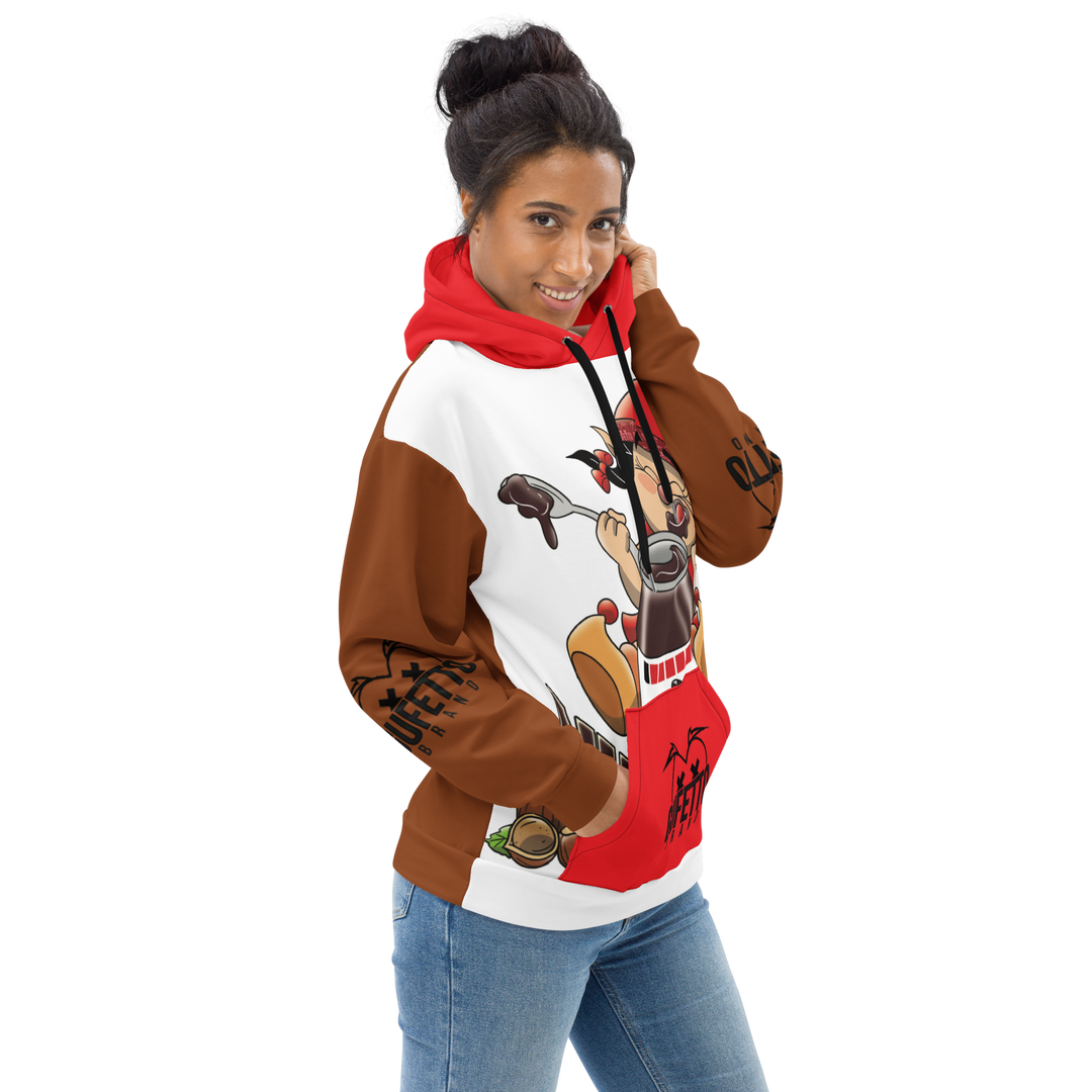 Felpa con cappuccio Uomo/Donna NUTELLOLA - Gufetto Brand 