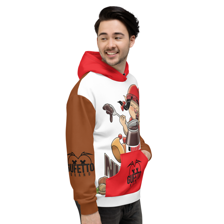 Felpa con cappuccio Uomo/Donna NUTELLOLA - Gufetto Brand 
