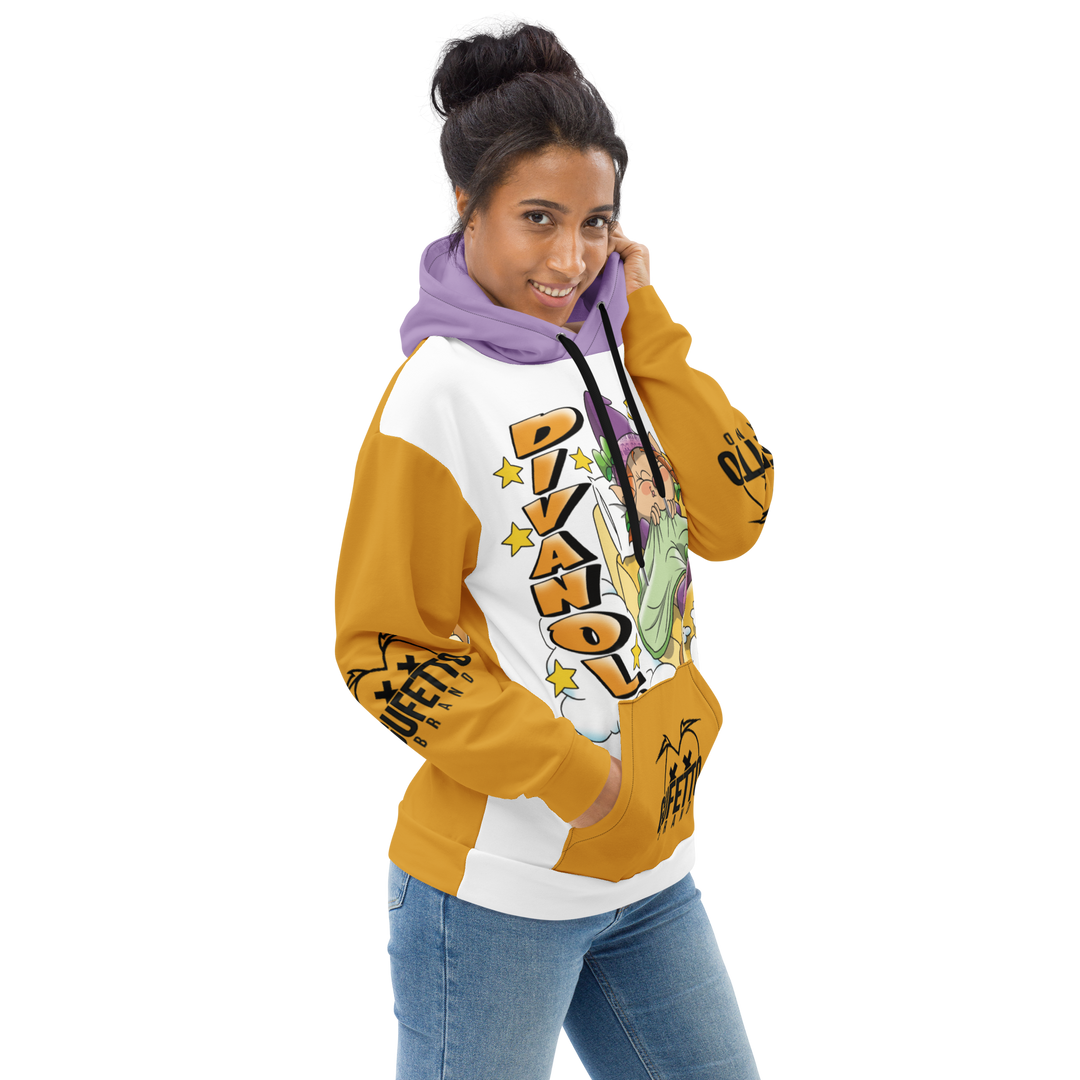 Felpa con cappuccio Uomo/Donna DIVANOLA - Gufetto Brand 