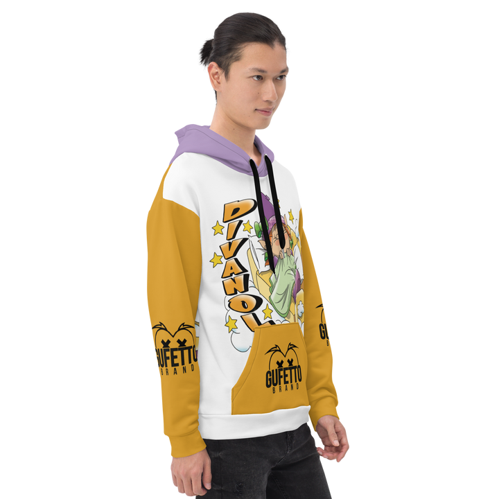 Felpa con cappuccio Uomo/Donna DIVANOLA - Gufetto Brand 