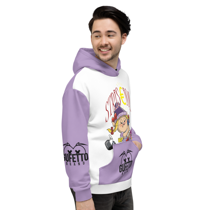 Felpa con cappuccio Uomo/Donna STRISCIOLA - Gufetto Brand 