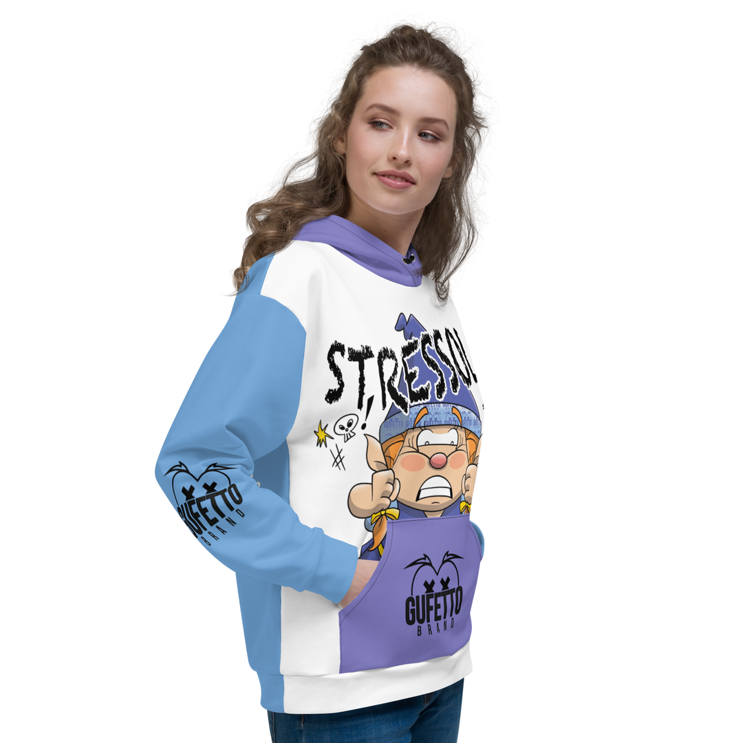 Felpa con cappuccio Uomo/Donna STRESSOLA - Gufetto Brand 