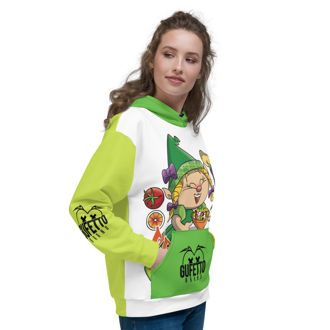 Felpa con cappuccio Uomo/Donna VEGANOLA - Gufetto Brand 