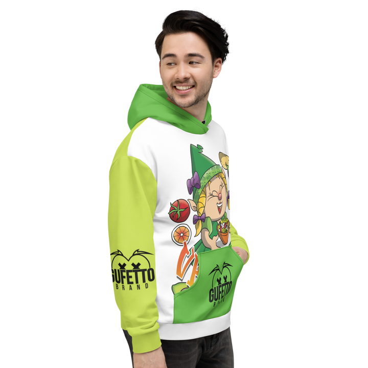 Felpa con cappuccio Uomo/Donna VEGANOLA - Gufetto Brand 