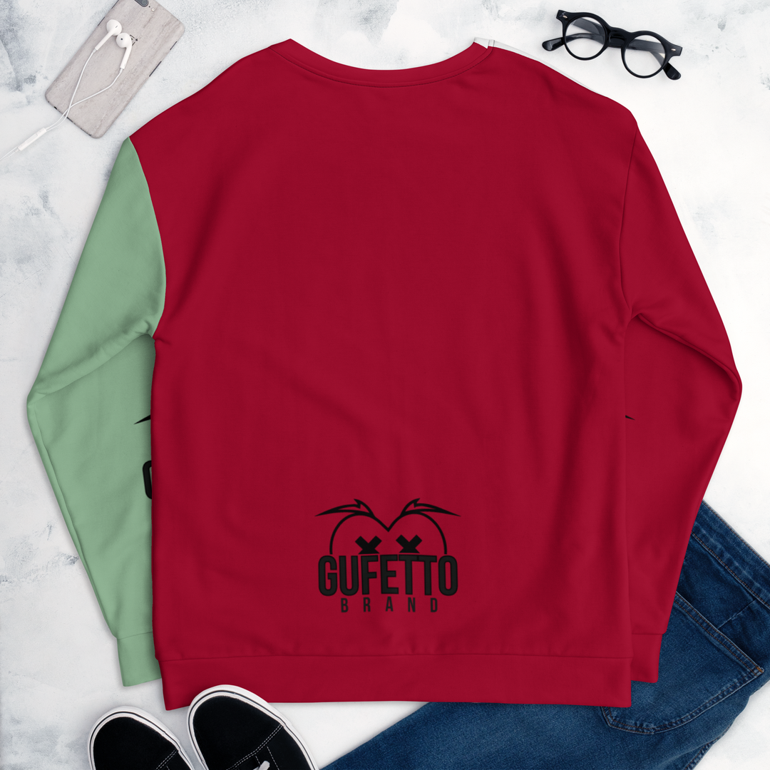 Felpa unisex Uomo/Donna SANGRIOLO - Gufetto Brand 