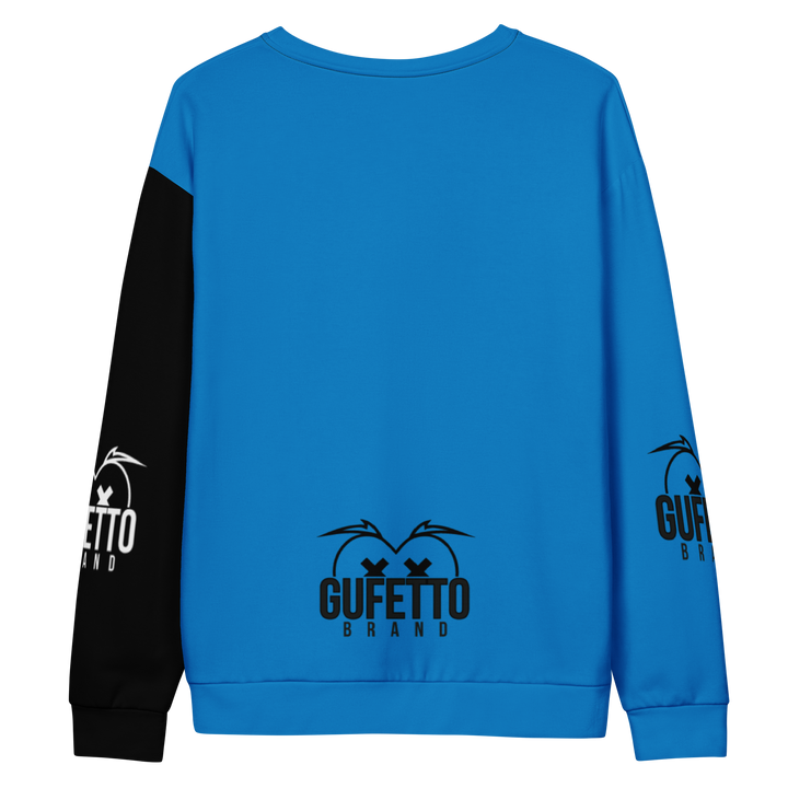 Felpa unisex Uomo/Donna NEROAZZURROLO - Gufetto Brand 