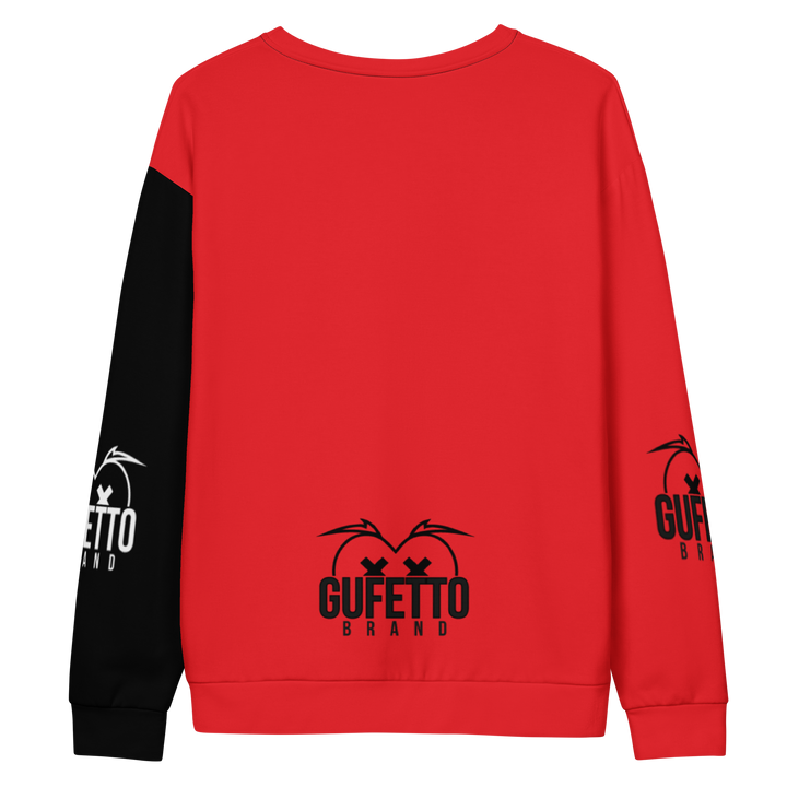 Felpa unisex Uomo/Donna ROSSO NEROLO - Gufetto Brand 