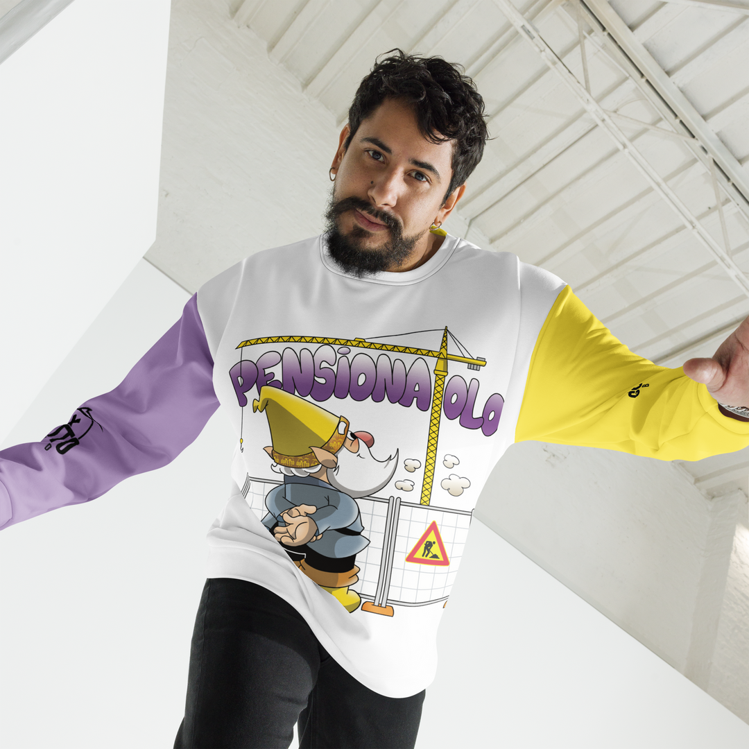 Felpa unisex Uomo/Donna PENSIONATOLO - Gufetto Brand 