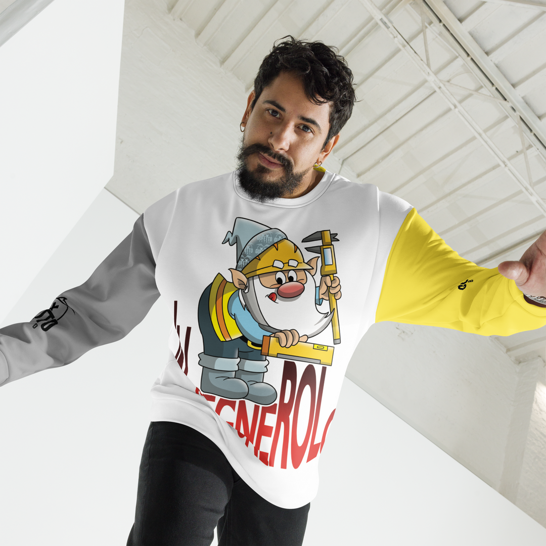 Felpa unisex Uomo/Donna INGEGNEROLO - Gufetto Brand 