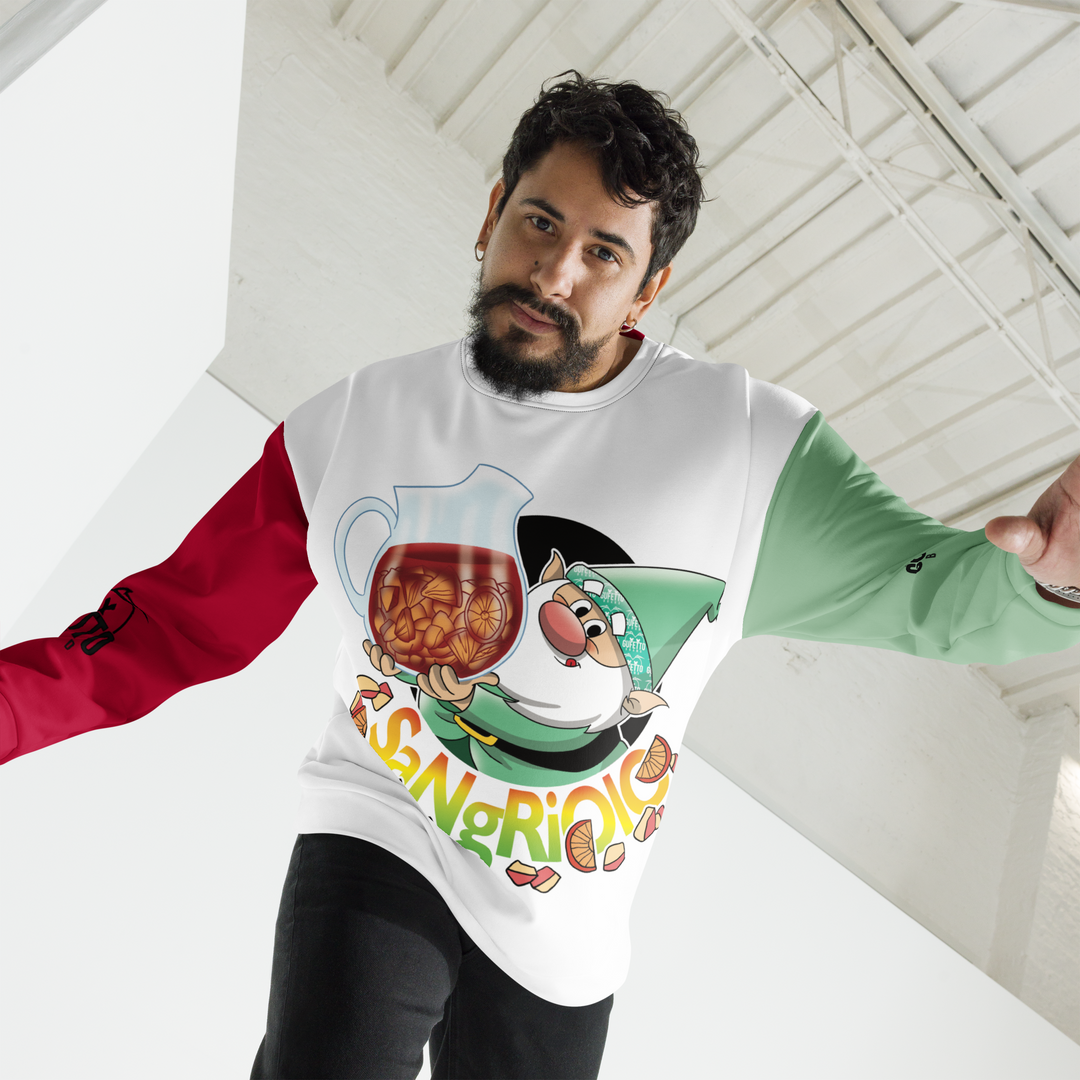 Felpa unisex Uomo/Donna SANGRIOLO - Gufetto Brand 