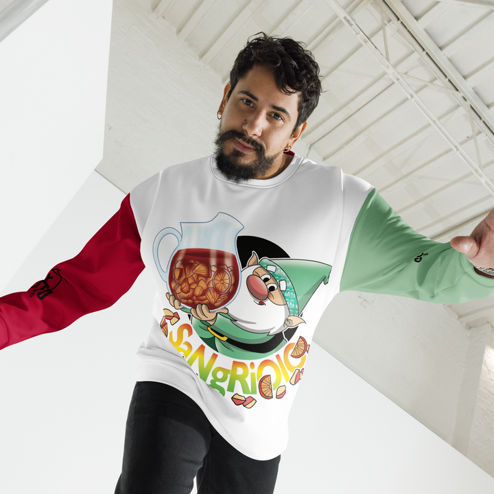 Felpa unisex Uomo/Donna SANGRIOLO - Gufetto Brand 