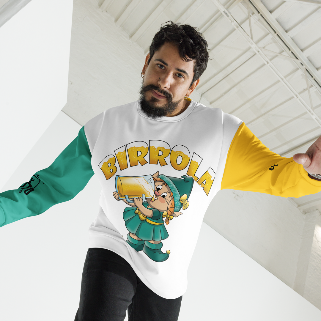 Felpa unisex Uomo/Donna BIRROLA - Gufetto Brand 