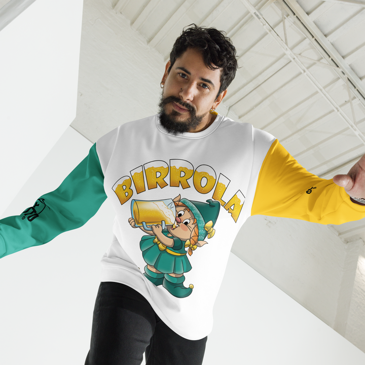 Felpa unisex Uomo/Donna BIRROLA - Gufetto Brand 