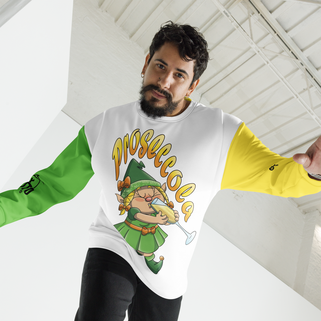 Felpa unisex Uomo/Donna PROSECCOLA - Gufetto Brand 