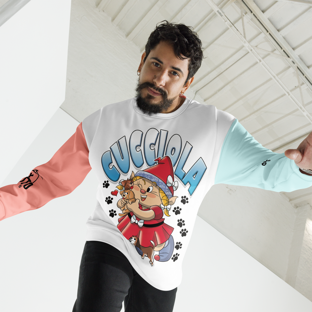 Felpa unisex Uomo/Donna CUCCIOLA - Gufetto Brand 